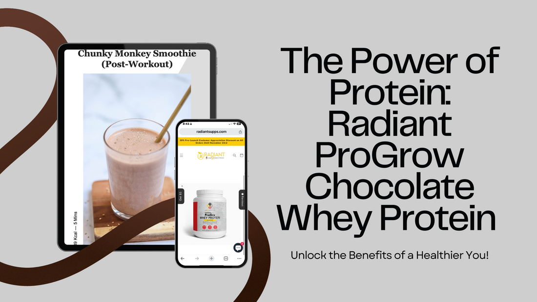 Unlock the Power of Protein: The Comprehensive Guide to Radiant's Chocolate Whey Protein